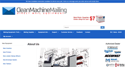 Desktop Screenshot of cleanmachinemailing.com